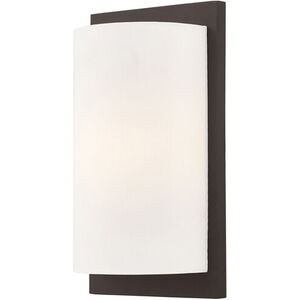 Livex Meridian 1 Light 6 inch Bronze ADA Wall Sconce Wall Light